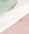 Juego de 3 camisetas infantiles lisas de algodón de manga corta variante 1