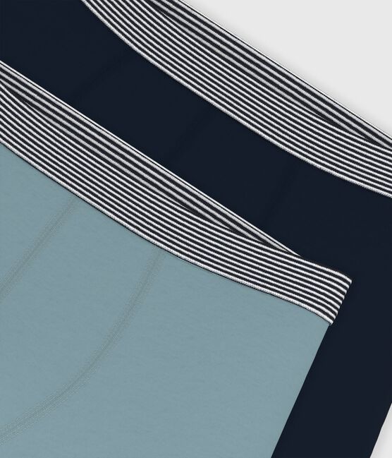 Juego de bóxeres infantiles lisos de algodón y elastano variante 1