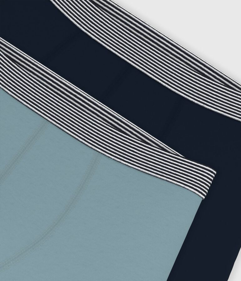 Juego de b&oacute;xeres infantiles lisos de algod&oacute;n y elastano multicolor