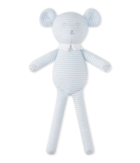 Doudou osito con la milrayas azul FRAICHEUR/blanco ECUME CN