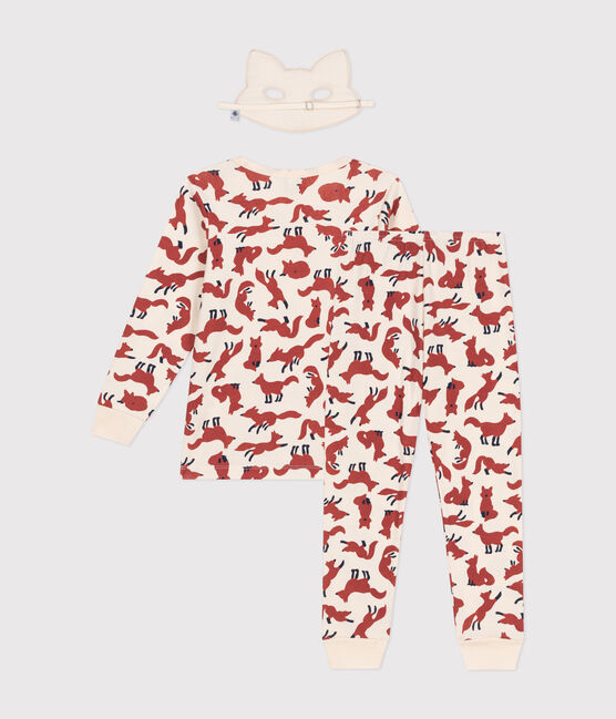 Pijama disfraz infantil de algodón de zorro blanco AVALANCHE/ MULTICO