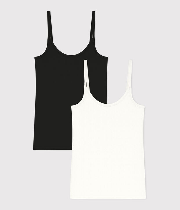 Camisetas de tirantes L'ICONIQUE de algod&oacute;n fino de mujer multicolor