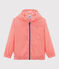 Cortavientos infantil unisex rosa GROSEILLER/blanco MARSHMALLOW