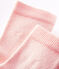 Par de calcetines de bebé. rosa MINOIS/blanco MARSHMALLOW