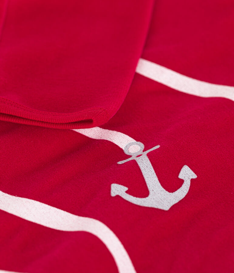 Dors bien en velours b&eacute;b&eacute; rojo