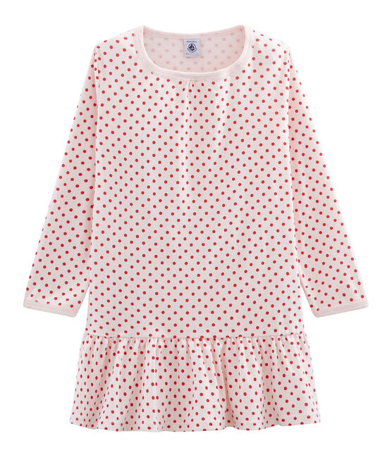 Camisón para niña de punto rosa FLEUR/rosa IMPATIENCE