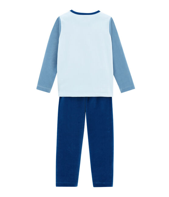 Pijama para niño azul LIMOGES/blanco MULTICO