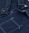 Camisa infantil denim lisa azul