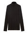 Cuello cisne para mujer en algodón ligero negro NOIR