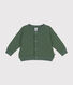 Chaqueta de punto de túbico acolchado para bebé
