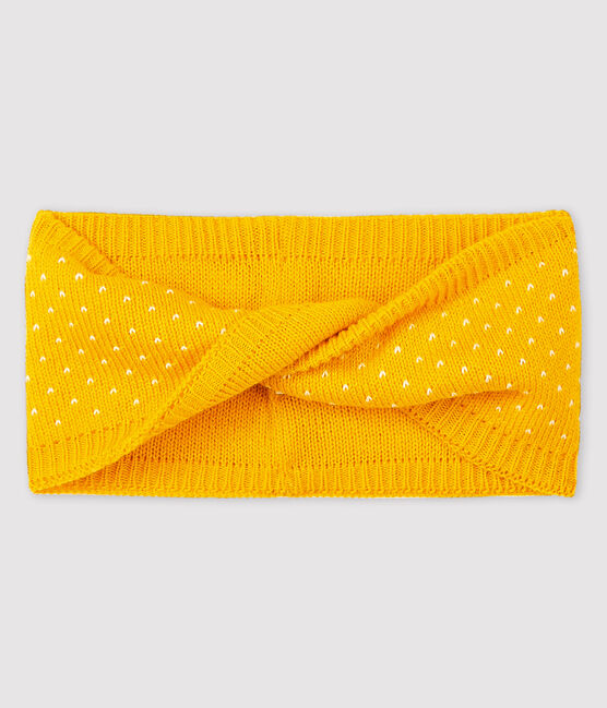 Braga de bebé con Jacquard amarillo HONEY/blanco MARSHMALLOW