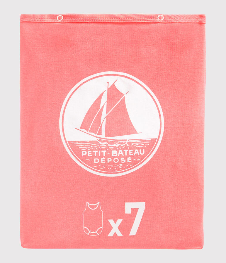 Bolsita sorpresa con 7 bodys de tirantes para beb&eacute; ni&ntilde;a variante 1