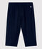 Pantalón de gasa de algodón ecológico para bebé azul SMOKING