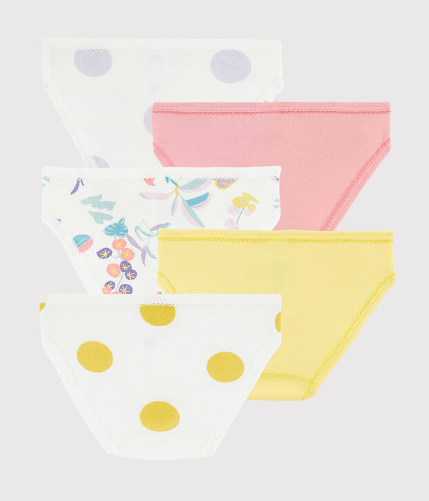 Juego de 5 braguitas con estampado de jungla para ni&ntilde;a multicolor