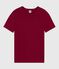 Camiseta Icónica de manga corta de algodón para mujer AMARANTE