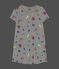 Camisón fosforescente de algodón para niña blanco MARSHMALLOW/blanco MULTICO