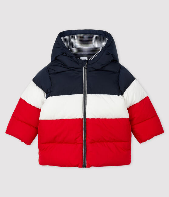 Plumón acolchado para bebé niño azul SMOKING/blanco MULTICO