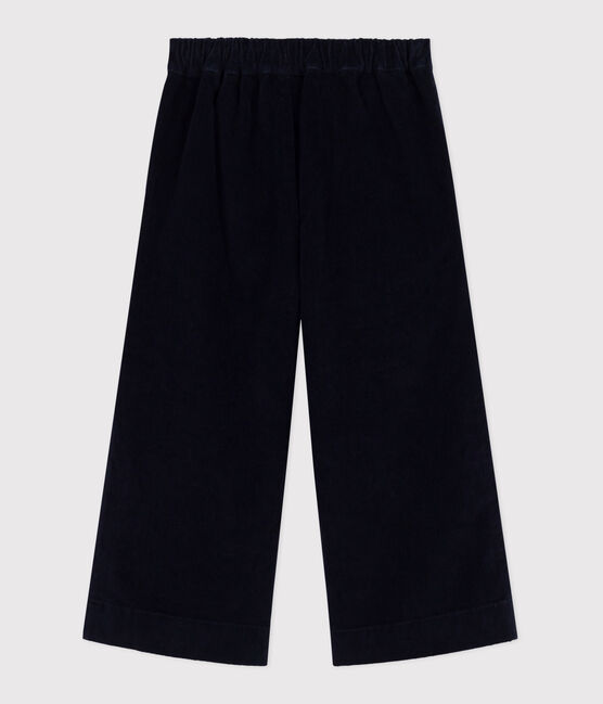 Pantalón infantil liso de pana azul SMOKING