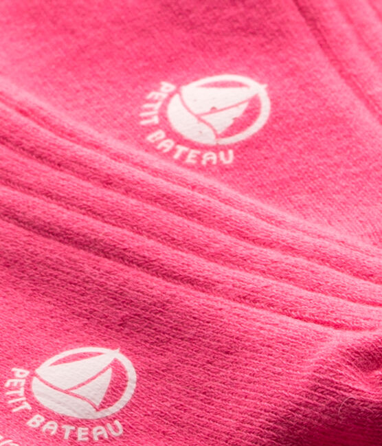 Calcetines para niña rosa Peony