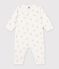 Pijama sin pies de t&uacute;bico con estampado de ositos para beb&eacute; blanco/BRUN