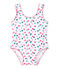 bañador de niña estampado blanco MARSHMALLOW/blanco MULTICO