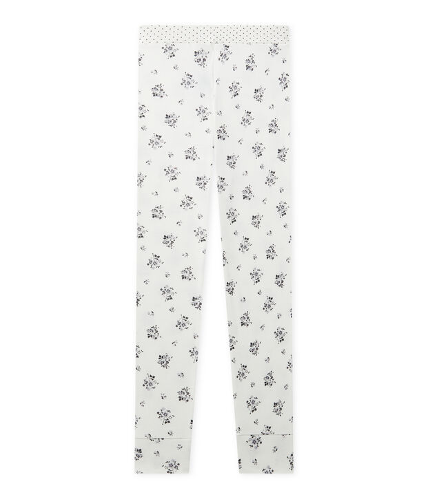 Pantal&oacute;n de pijama para ni&ntilde;a blanco/gris/multicolor