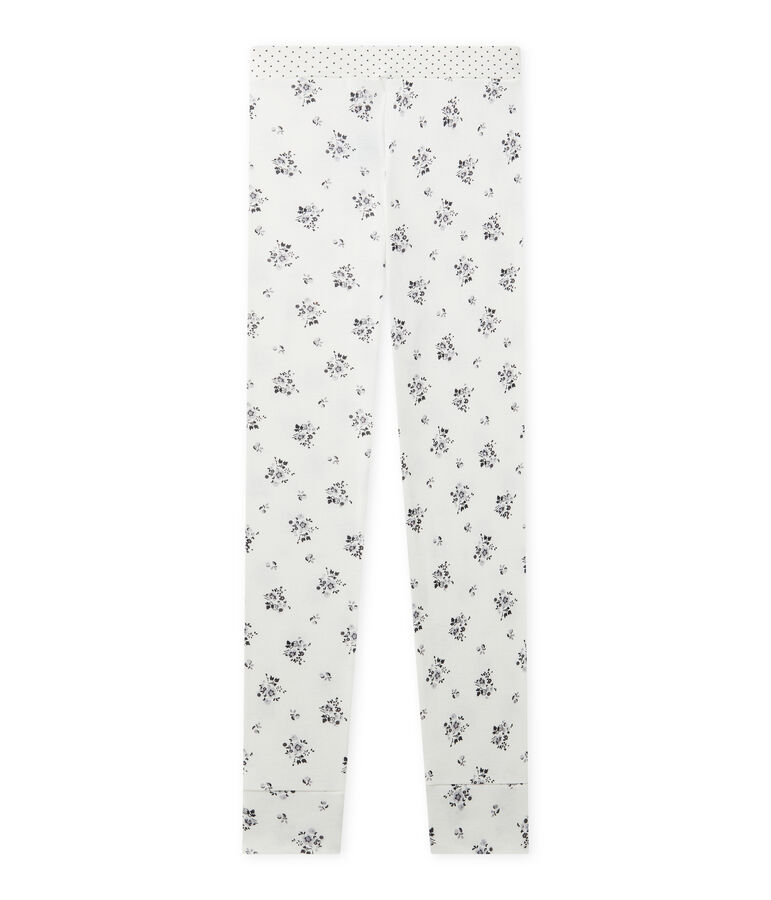 Pantal&oacute;n de pijama para ni&ntilde;a blanco LAIT/gris GRIS/ MULTICO