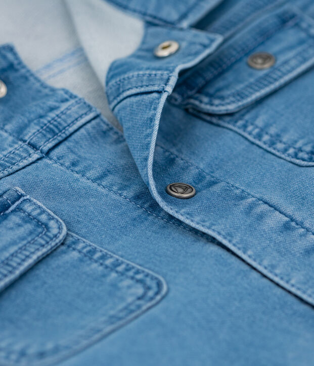Chaqueta vaquera de ni&ntilde;a/ni&ntilde;o azul