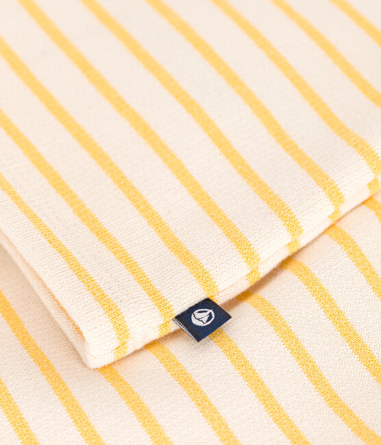 Conjunto de 2 piezas de felpa cepillada para bebé amarillo AVALANCHE/blanco DAISY
