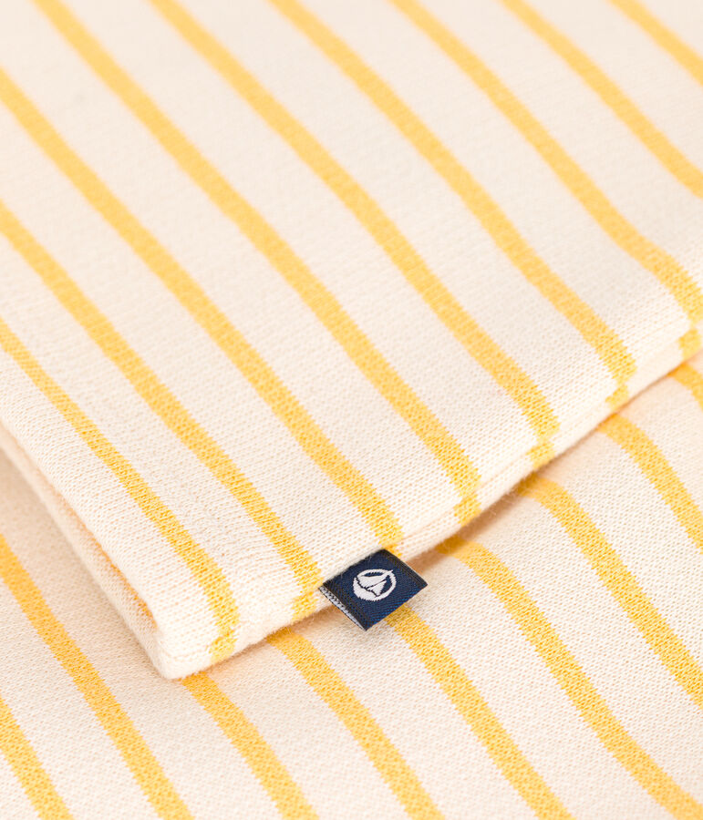 Conjunto de 2 piezas de felpa cepillada para beb&eacute; crudo/amarillo