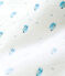 Saco para bebé niño de terciopelo estampado blanco MARSHMALLOW/blanco MULTICO