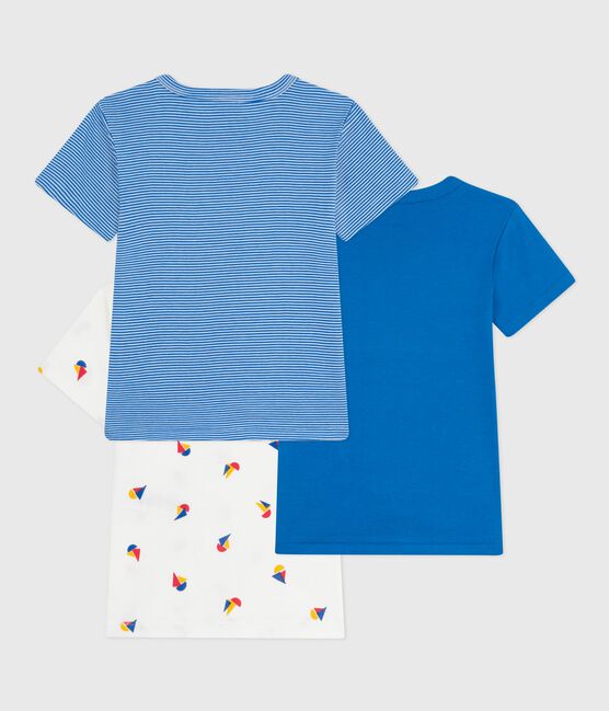 Juego de camisetas infantiles de algodón de manga corta con estampado variante 1