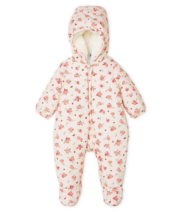 Buzo estampado de microfibra para beb&eacute; ni&ntilde;a rosa/multicolor