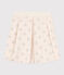 Falda estampada de túbico de niña beige AVALANCHE/ ARGENT