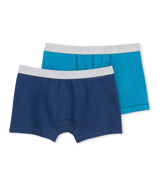 Set of 2 boy's Lycra jersey boxers - Previous collection lote .