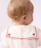 Sudadera lisa de algod&oacute;n con cuello marinero y bordado para beb&eacute; MILK