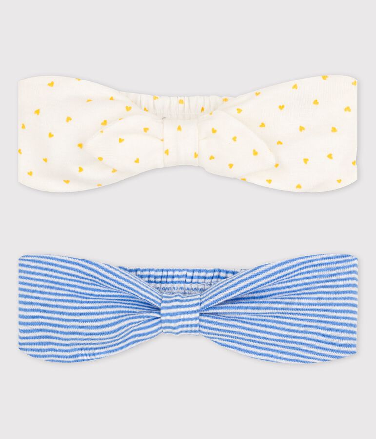 Juego de 2 diademas de beb&eacute; multicolor