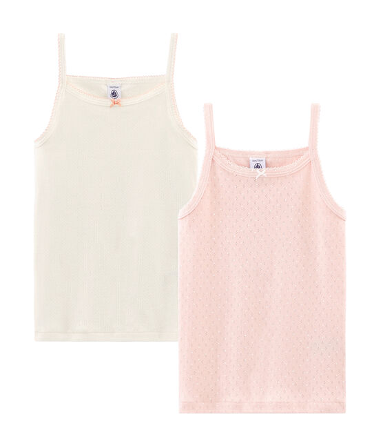 Par de camisas de tirantes para niña variante 1
