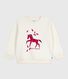 Sudadera infantil de algodón con estampado