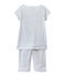 Pijama corto estampado para niña blanco ECUME/blanco MULTICO