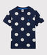 Camiseta de manga corta de algodón de niño