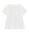 Camiseta lisa para bebé niña blanco MARSHMALLOW/blanco MULTICO