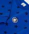 Camiseta infantil de algodón de manga larga con estampado azul OLYMPIC+SOIR
