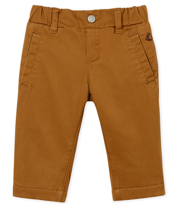 Pantal&oacute;n de beb&eacute; con forro polar para ni&ntilde;o marron