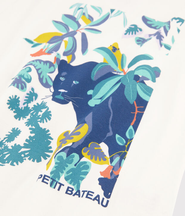 Pijama jungla de punto para ni&ntilde;o azul/multicolor