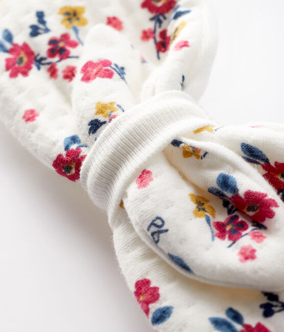 Diadema florida para bebé niña blanco MARSHMALLOW/blanco MULTICO