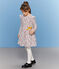 Vestido estampado para niña blanco MARSHMALLOW/blanco MULTICO