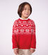 Jersey infantil de jacquard de lana y algod&oacute;n
