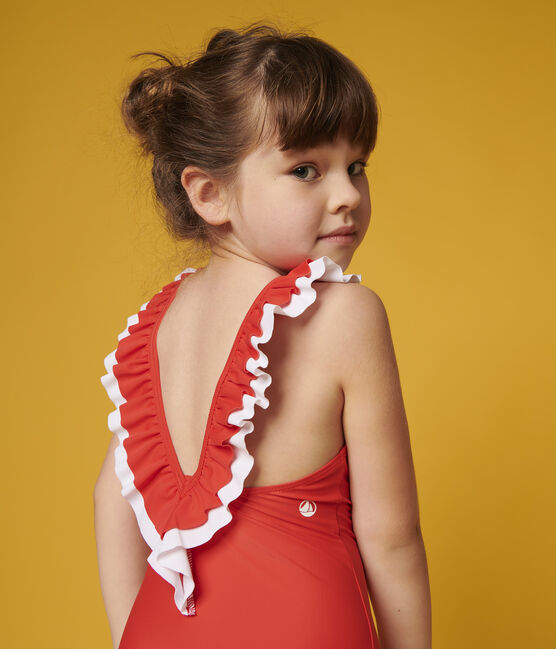 Traje de baño 1 pieza reciclado de niña SIGNAL