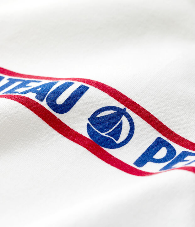 Sudadera de felpa de beb&eacute; ni&ntilde;o blanco